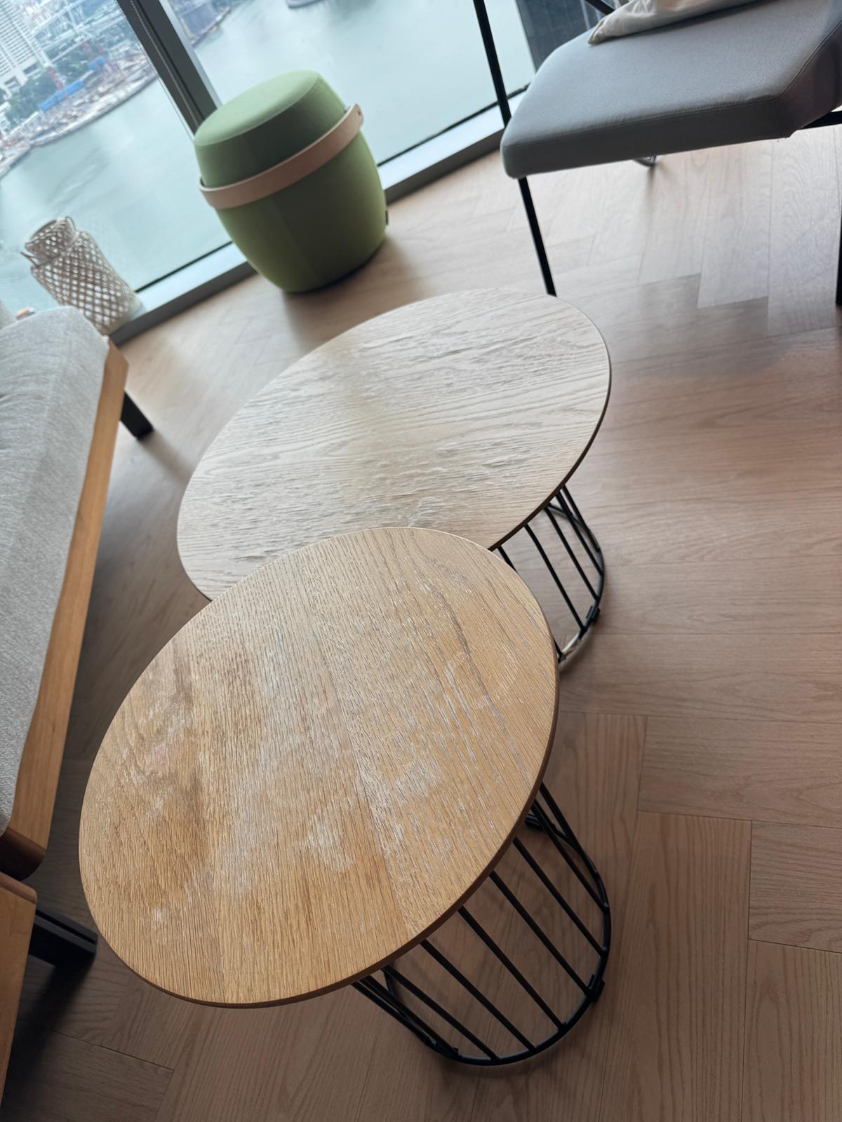 004-ZSS25037-600mm Dia
Coffee Table in wooden color