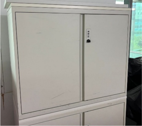 ZSS25016 - (Low) Swing Door Filing Cabinet w/ number lock