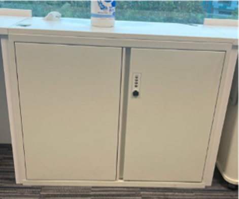 ZSS25033 - (Low) Swing Door Filing Cabinet w/ number lock