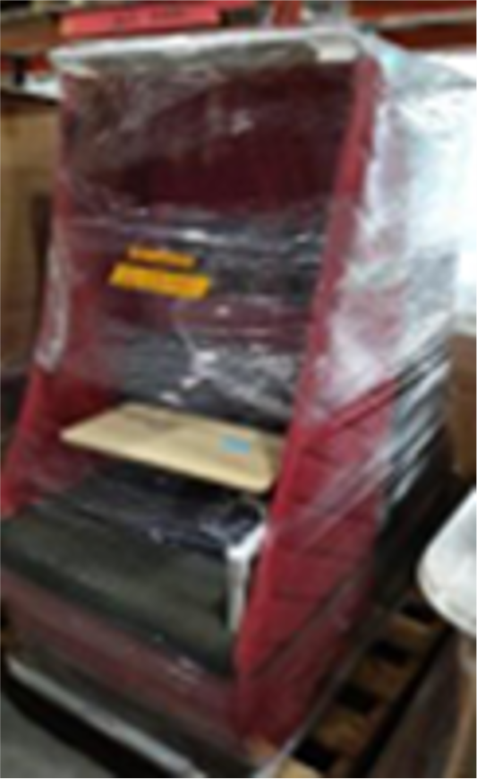 ZSS26009 Item Code: S261160.005 -1 RED SINGLE BOOTH & 1 BLACK SINGLE BOOTH (FROM IHUB STORE)