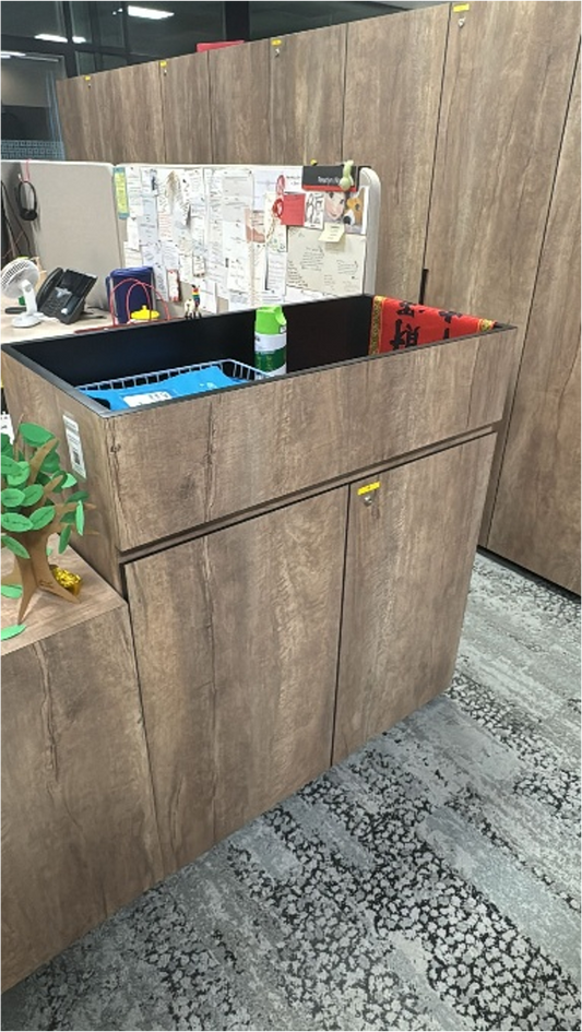 ZSS26011-Item #004-Wooden Planter box cabinet