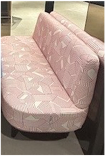 Item #021-ZSS26007-2-Seater Sofa (Pink Design)