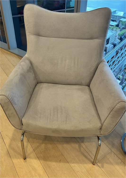 Item #022-ZSS26007-Lounge Chair (Light Grey)