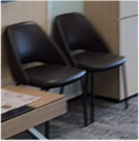 ZSS26014-Item #007-PU Leather Chair (PU Leather Dark Brown)