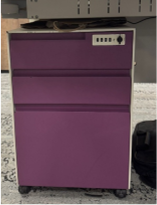 ZSS26017-Item 033-Metal Pedestal w/ number lock