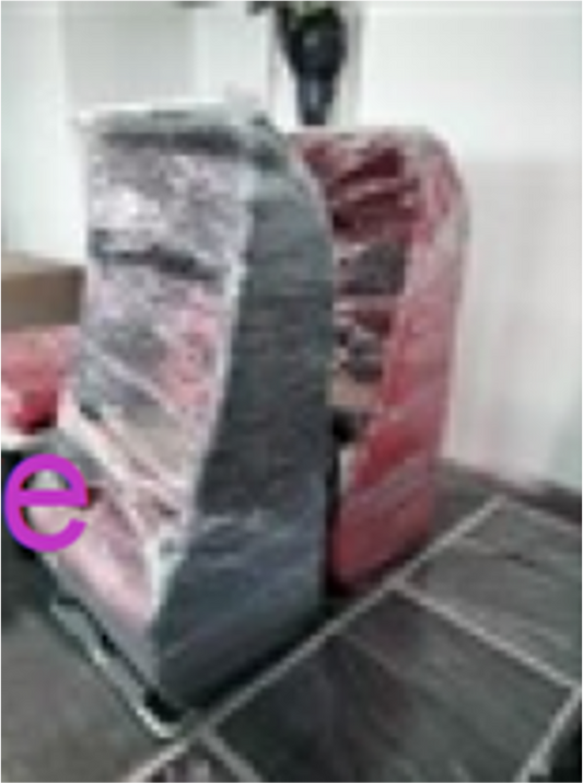 ZSS26009 Item Code: S261160.005 -1 RED SINGLE BOOTH & 1 BLACK SINGLE BOOTH (FROM IHUB STORE)