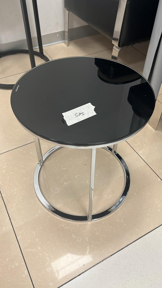 ZSS26002-Round Coffee Table (Glass Top)