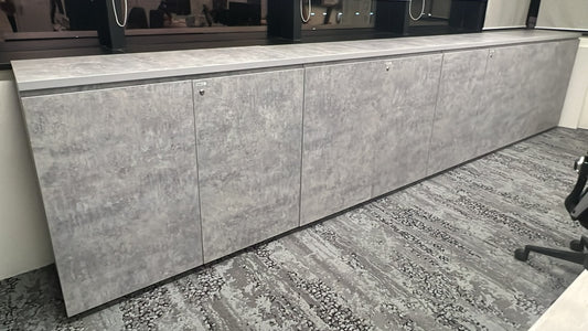 ZSS26016-Item 046-Wooden Cabinet w/ lockset (Grey)