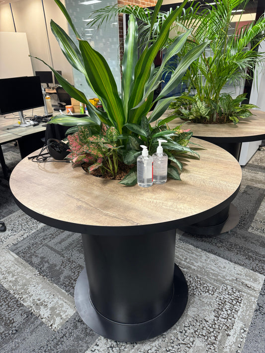 003-ZSS25036-Movable Planter Column Box with wheels (W1200 * D1200 * H1060)