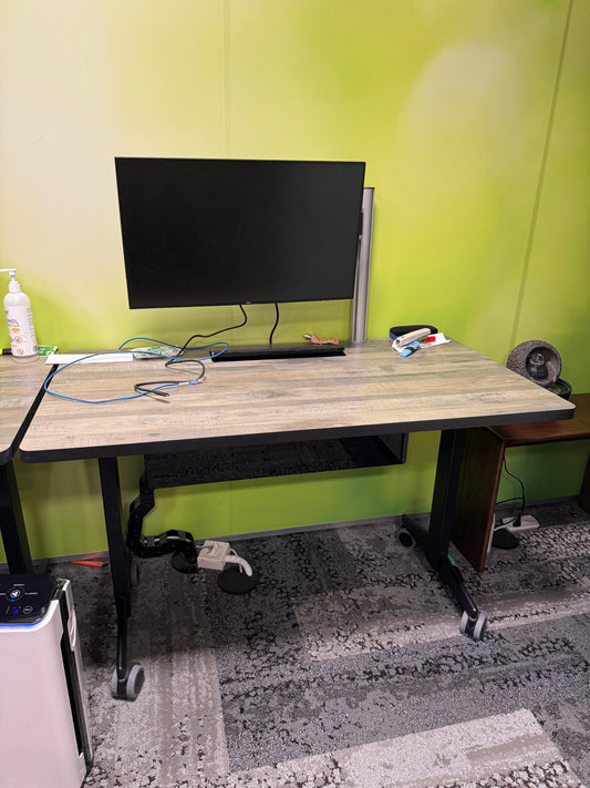 005-ZSS25036-Wooden Worktop Movable Table (Non Folding) 1200mmL x 650mmW x 740mmH