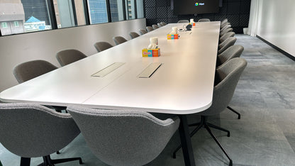 24-seater meeting table 9000W (Wood top)